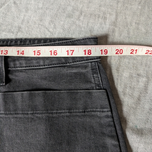 Old Navy dark gray denim skirt sz 14 - Picture 6 of 7